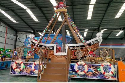 12P Mini Indoor Pirate Ship For Kids