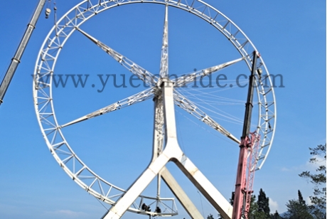  42m Ferris wheel installation