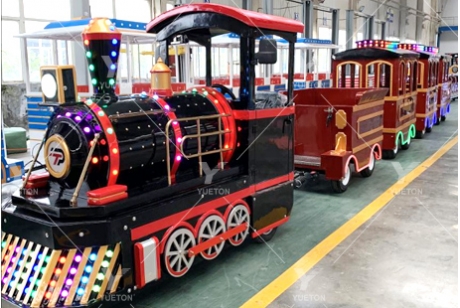 Luxury model trackless train