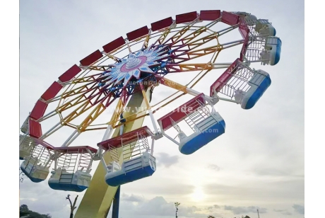 The installation of Brave turntable ride in Indonesia