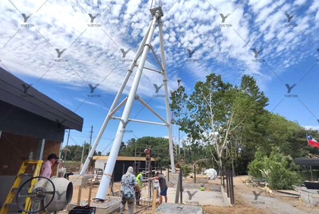 30m Ferris Wheel Under Installation in Chile